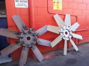 Electric fans repair (before and after)